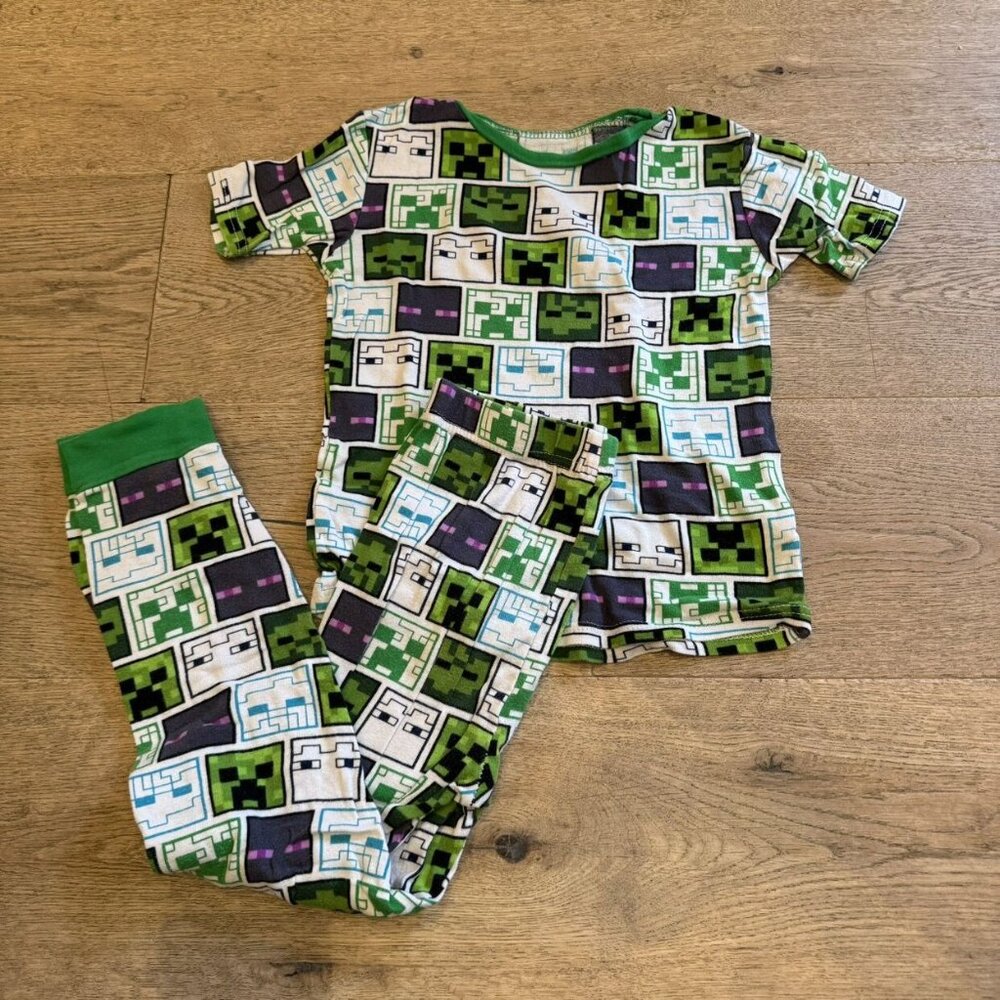 Minecraft Short Sleeve Pajamas